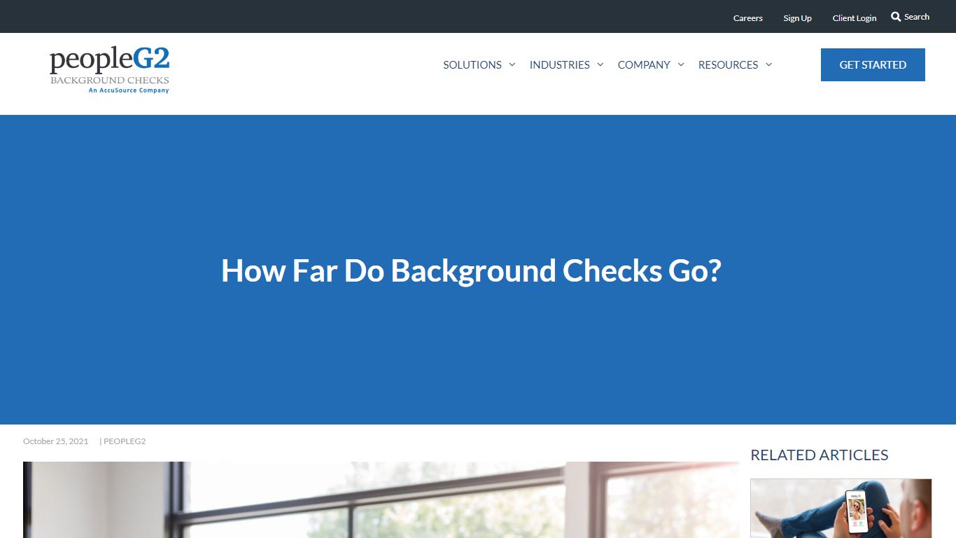 How Far Do Background Checks Go? - PeopleG2 | Screening Services