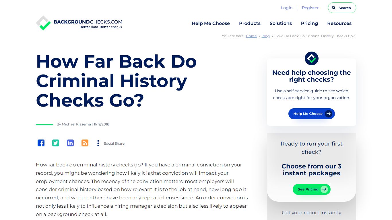 How Far Back Do Criminal History Checks Go? - background checks